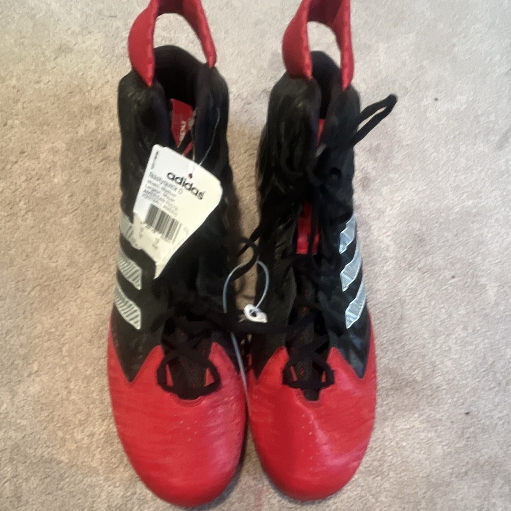 adidas Freak X Football Cleats Red/Black Men's Six 16